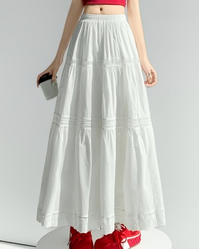 Long lace summer thick and disorderly skirt for women