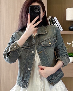 Show young commuting work clothing denim jacket for women