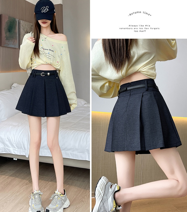 College style denim short skirt show young skirt for women