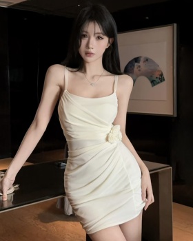 Alice hip package hip flowers enticement short sling dress