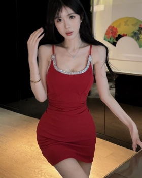 Slim sequins formal dress enticement dress for women