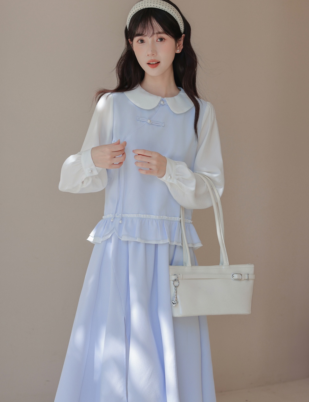 Commuting tender show young temperament skirt 2pcs set