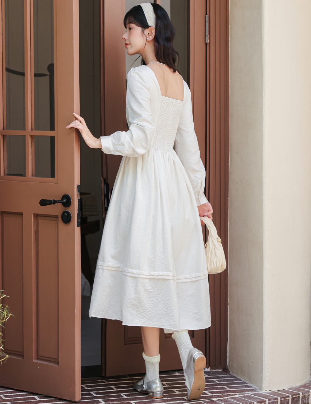 France style doll collar Sexy underwear long collar dress