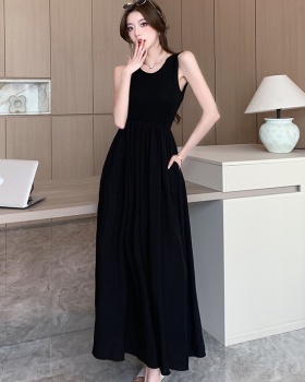 Spring and summer niche dress sleeveless vest for women