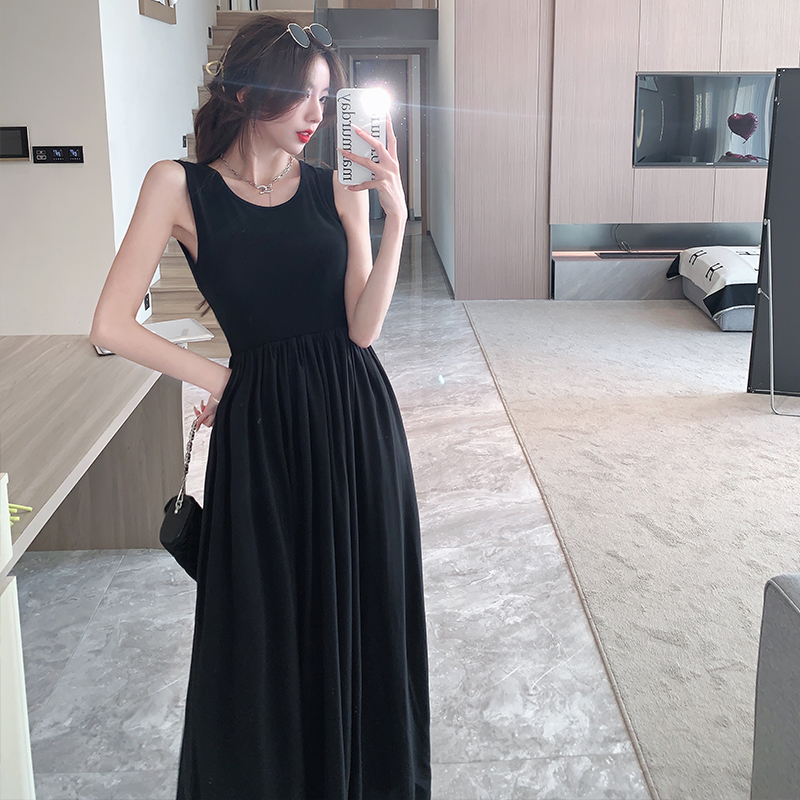 Spring and summer niche dress sleeveless vest for women