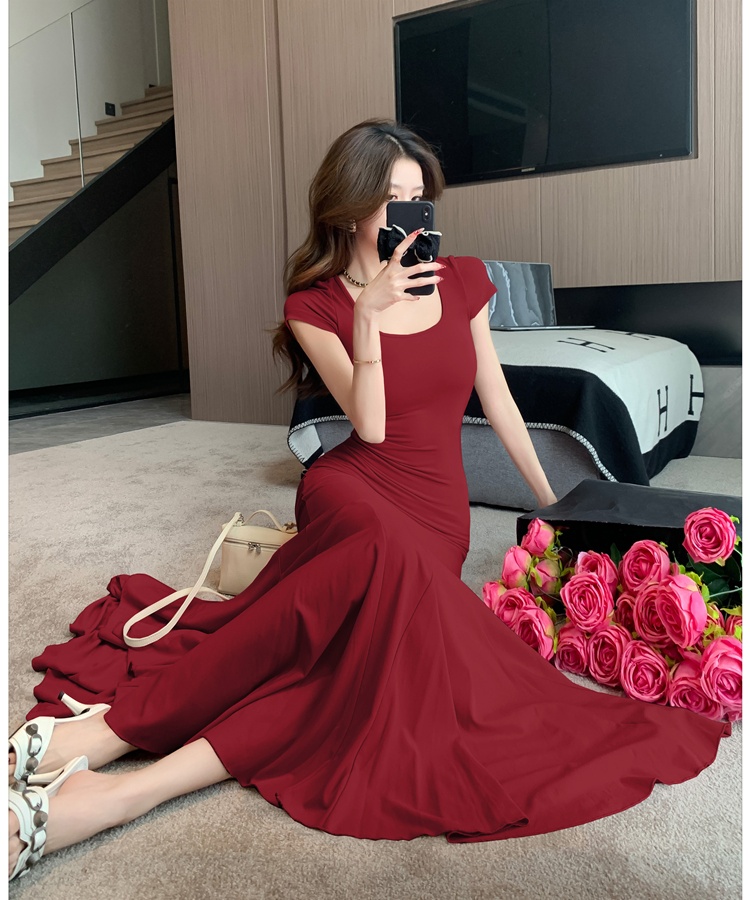 Temperament dress enticement long dress