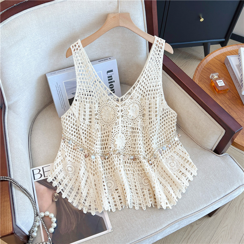 Bohemian style wears outside vest retro waistcoat