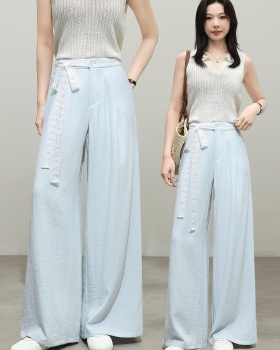 Temperament spring long pants slim casual pants for women