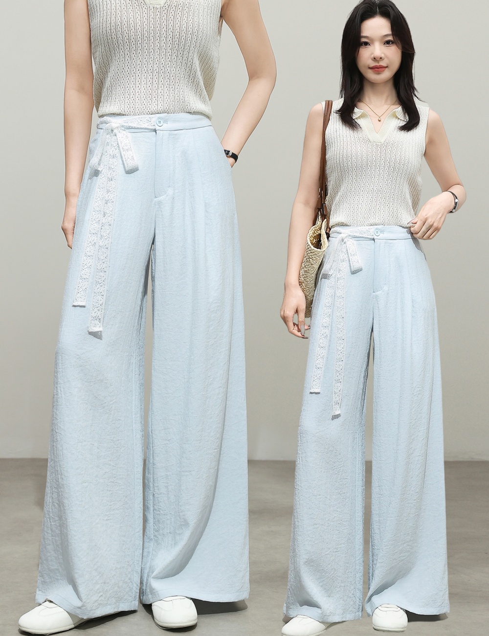 Temperament spring long pants slim casual pants for women