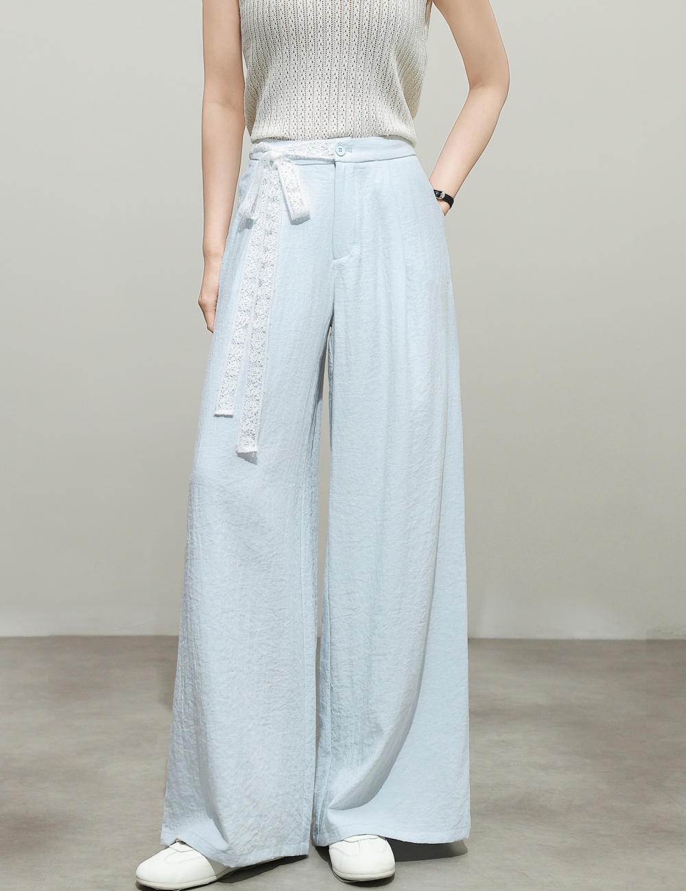 Temperament spring long pants slim casual pants for women