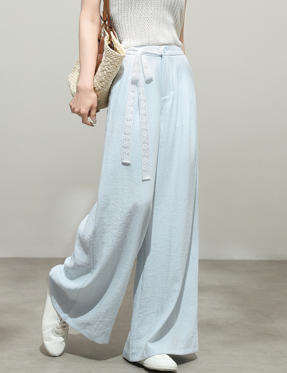 Temperament spring long pants slim casual pants for women
