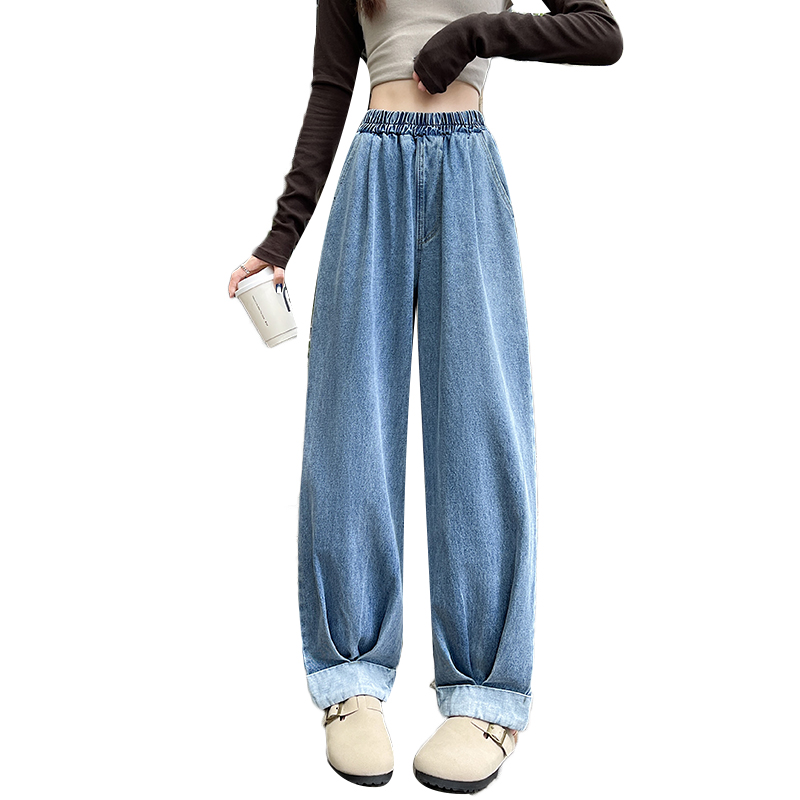 Nine tenths wide leg pants loose harem pants for women