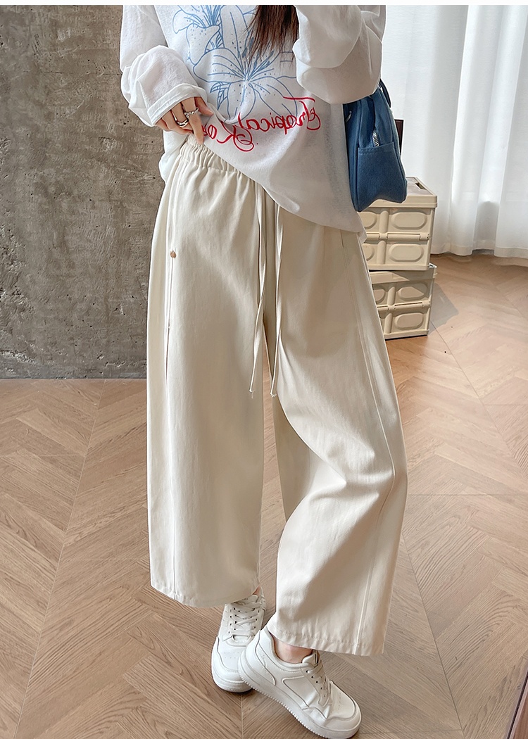 Slim casual pants loose nine pants for women
