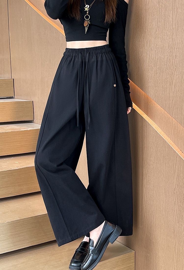 Slim casual pants loose nine pants for women