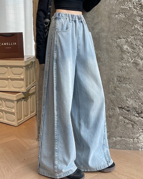 Casual wide leg pants straight long pants for women
