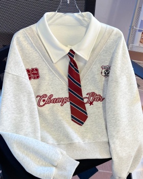 Korean style American style tops college style hoodie