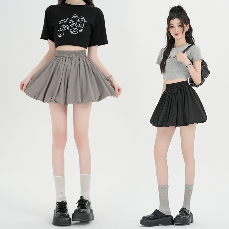 Ballet A-line culottes anti emptied skirt for women