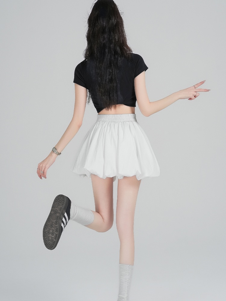 Ballet A-line culottes anti emptied skirt for women