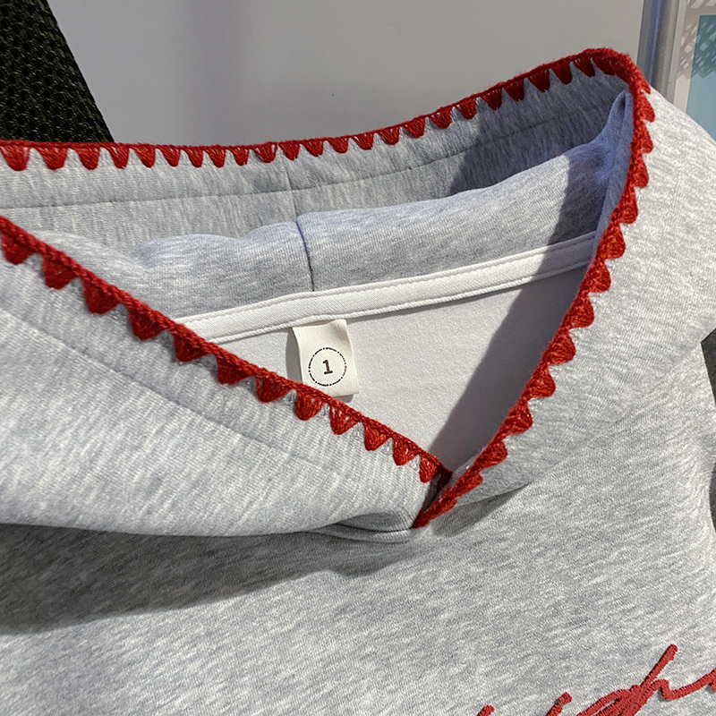 Spring and autumn loose hoodie large yard tops for women