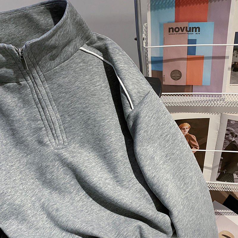 Lace thin hoodie spring and autumn Pseudo-two tops