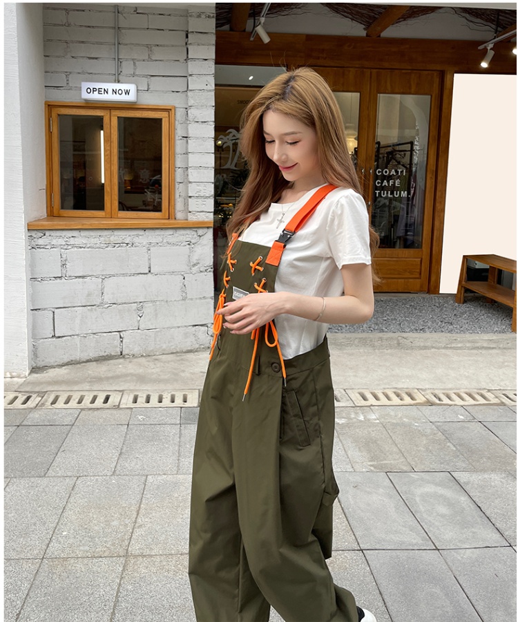 Loose Casual work clothing summer conjoined pants a set