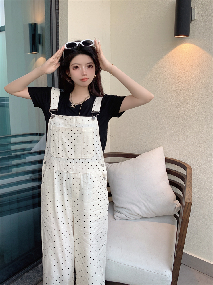 Korean style loose show young bib pants lazy maiden jumpsuit
