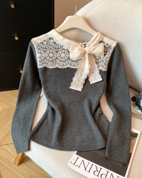 Winter lace tops inside the ride sweater for women