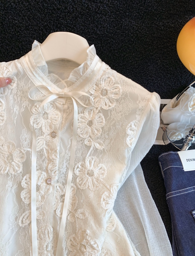 Inside the ride shirt lace tops for women