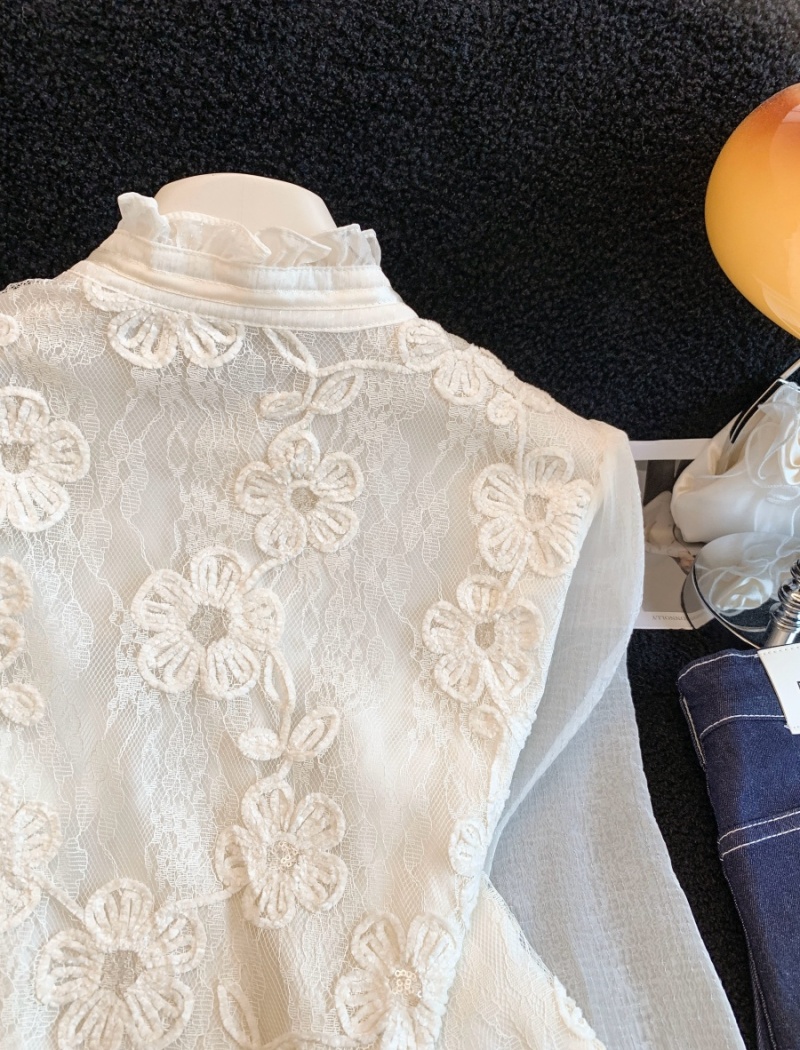 Inside the ride shirt lace tops for women