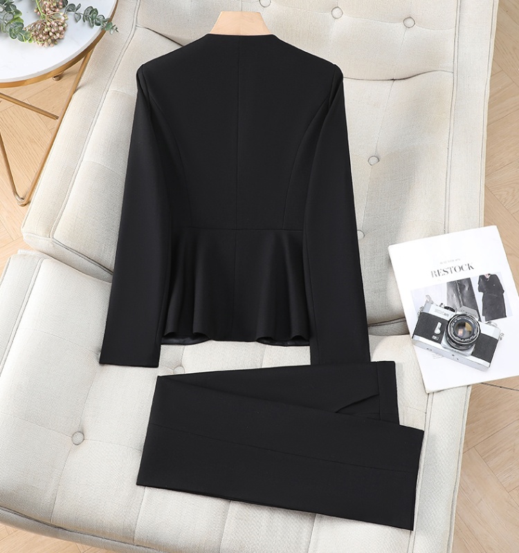 Autumn work clothing overalls uniform a set for women