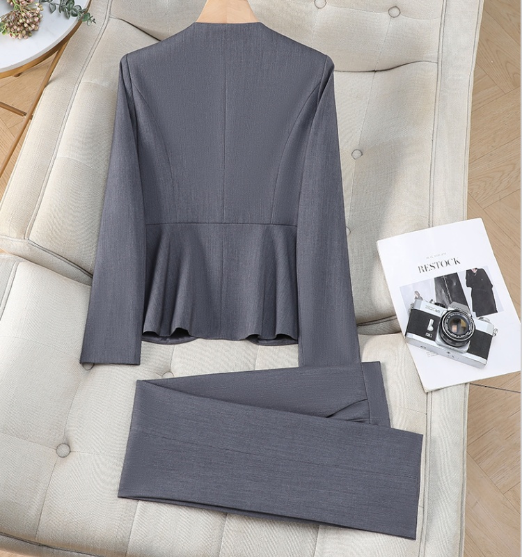 Autumn work clothing overalls uniform a set for women