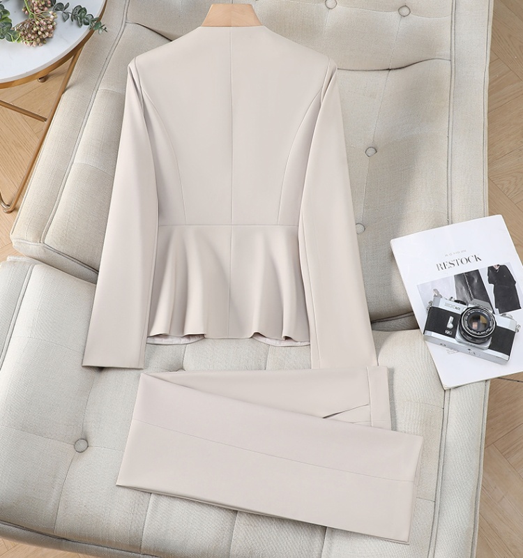 Autumn work clothing overalls uniform a set for women