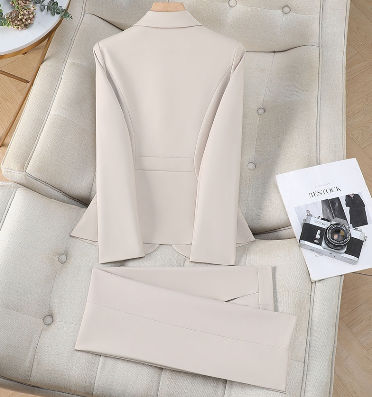 Commuting temperament spring overalls business suit a set
