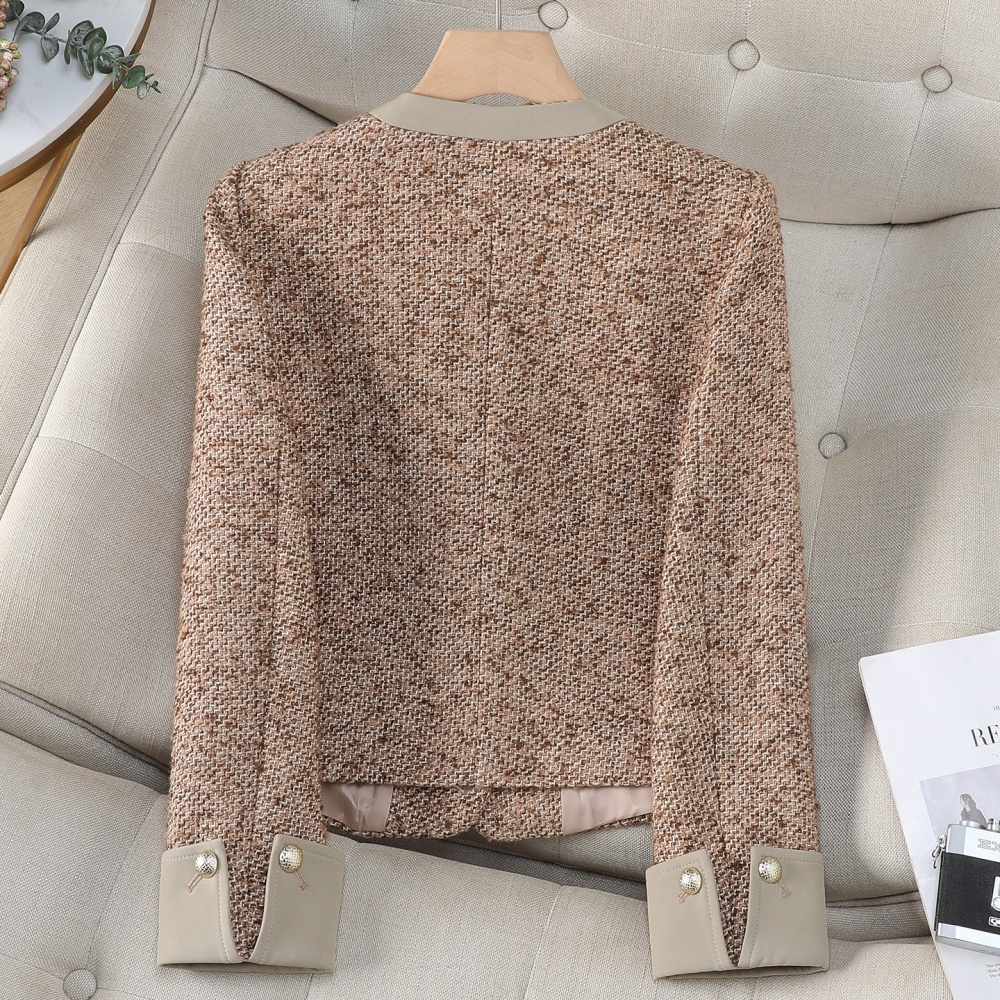 Short autumn Korean style tops chanelstyle show young coat