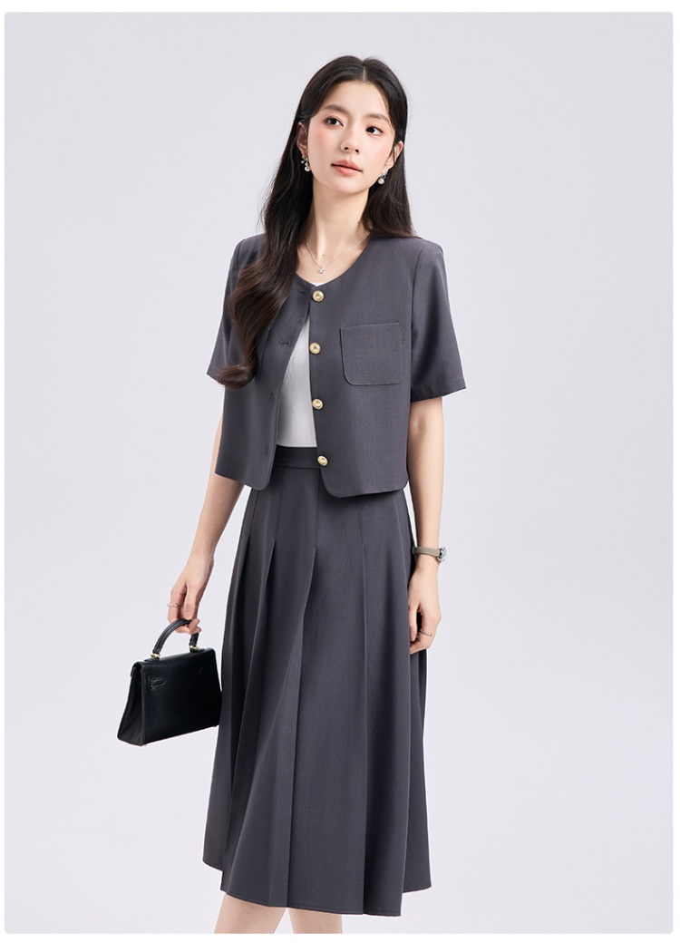 Summer business suit profession coat 2pcs set for women