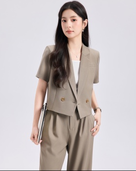Thin profession pants summer coat 2pcs set for women