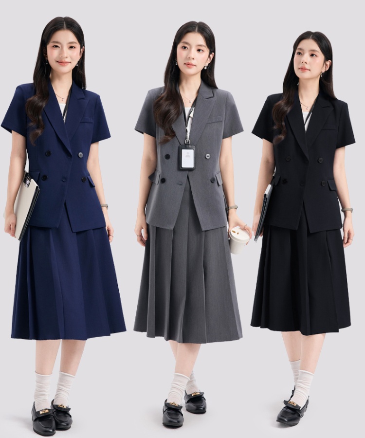 Thin profession coat summer business suit 2pcs set for women