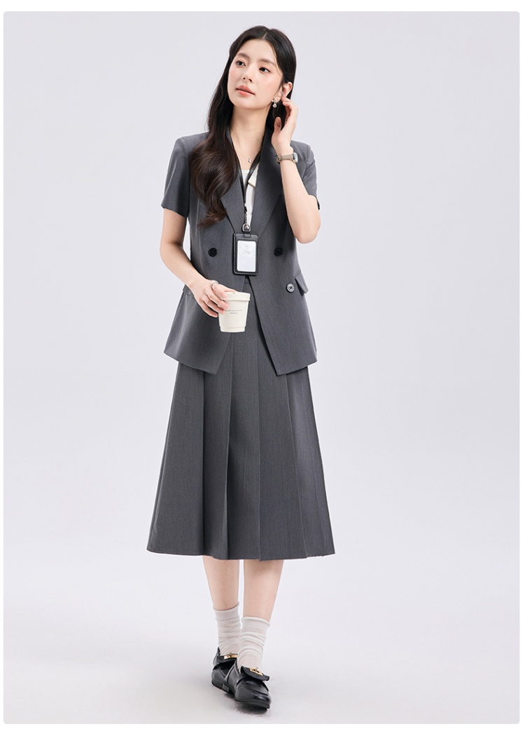 Thin profession coat summer business suit 2pcs set for women
