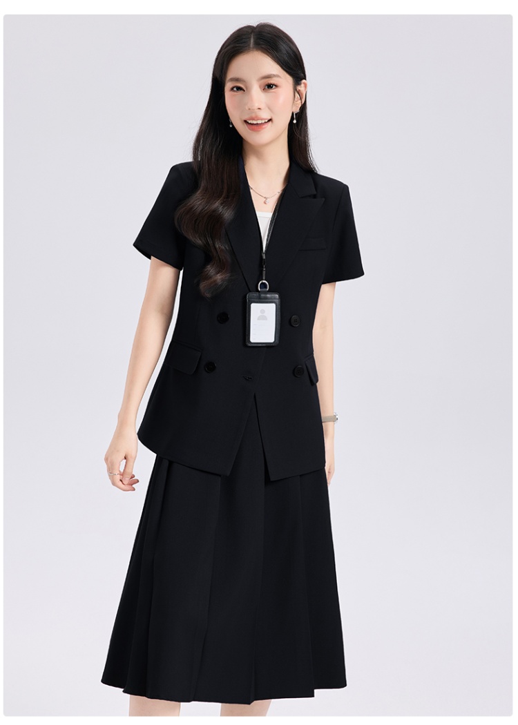 Thin profession coat summer business suit 2pcs set for women