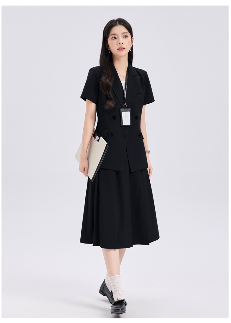 Thin profession coat summer business suit 2pcs set for women