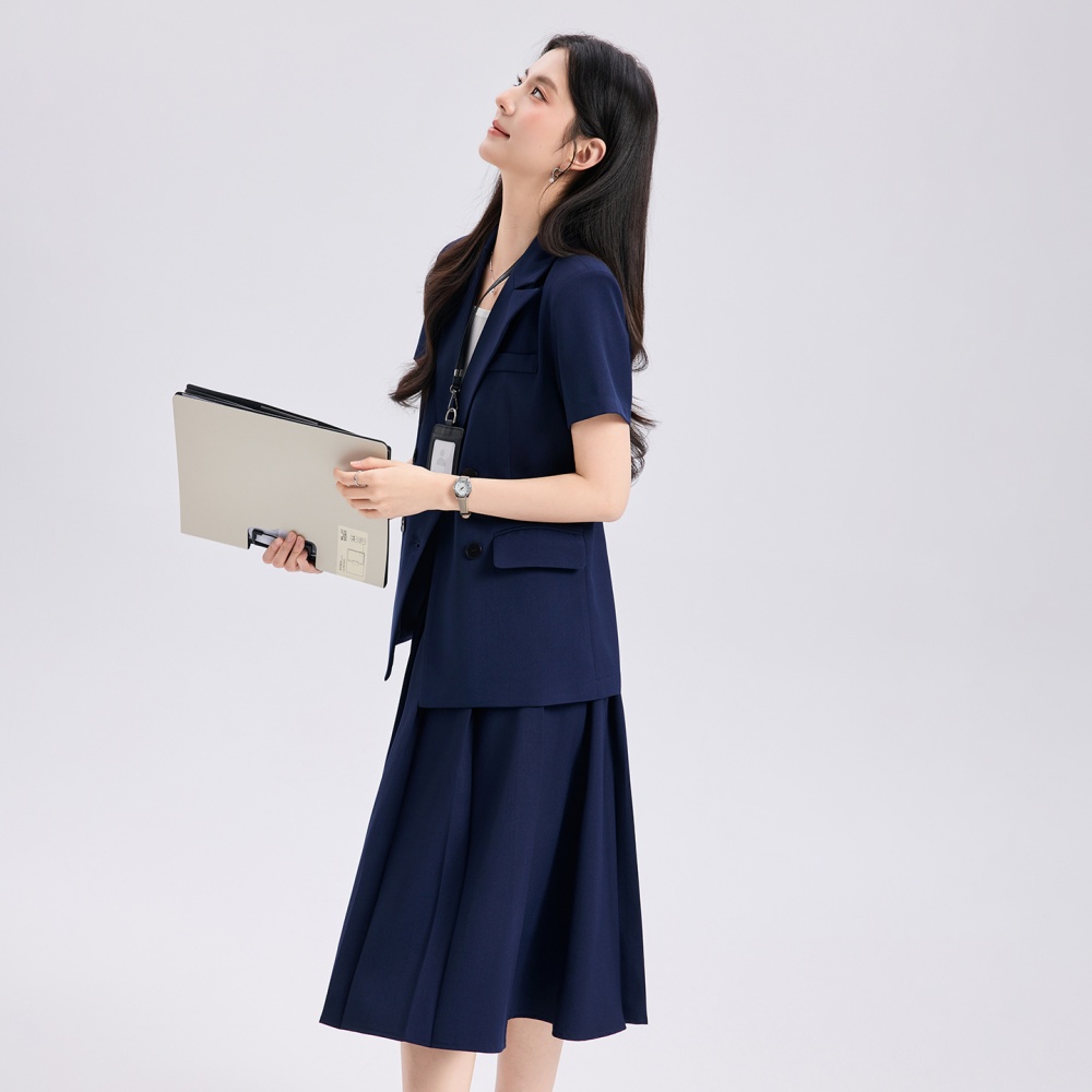 Thin profession coat summer business suit 2pcs set for women