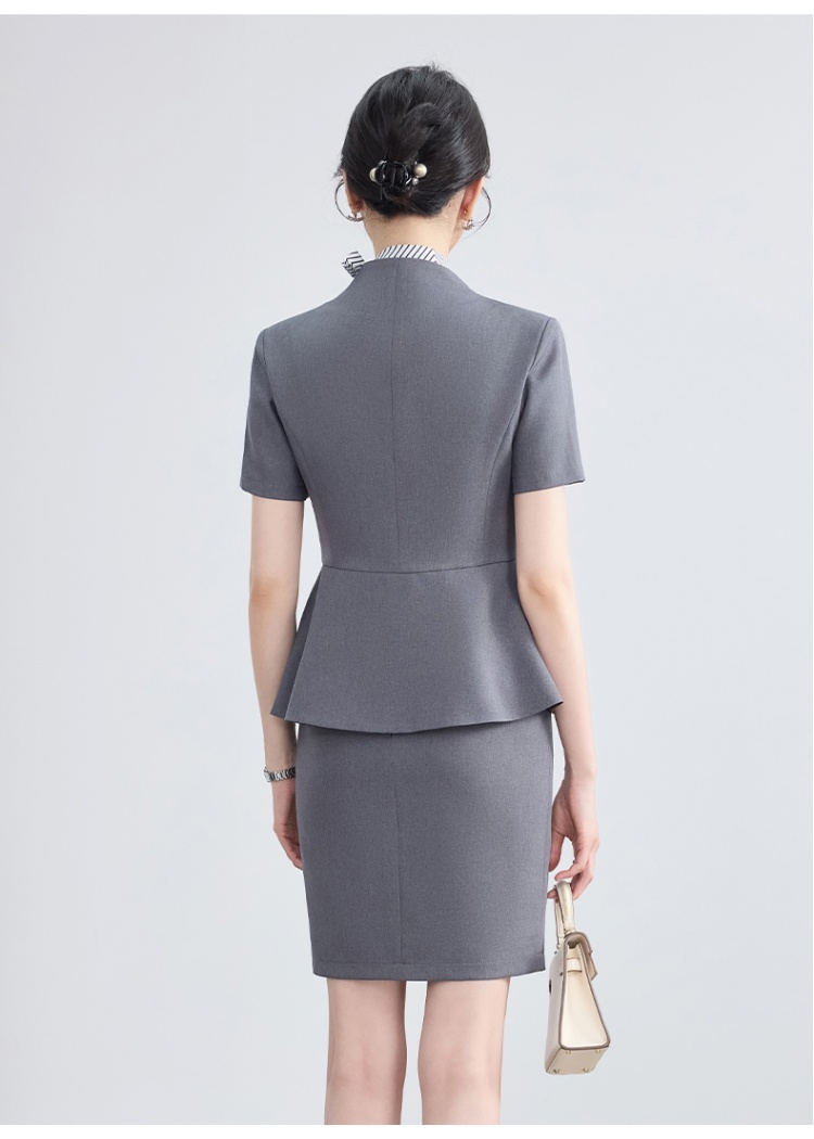 Summer coat business suit 2pcs set for women