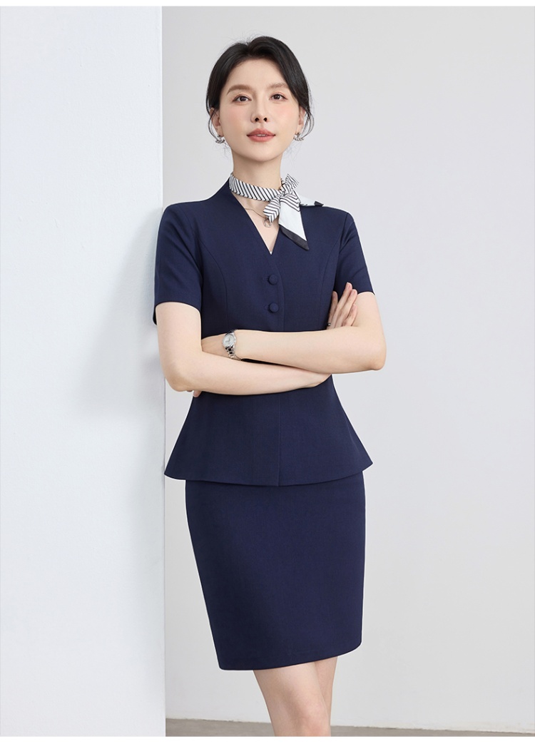 Summer coat business suit 2pcs set for women