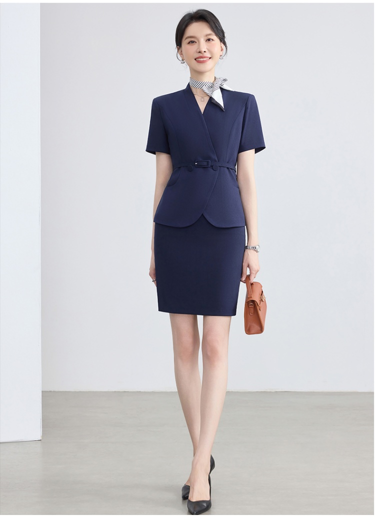 Thin profession coat summer business suit 2pcs set for women