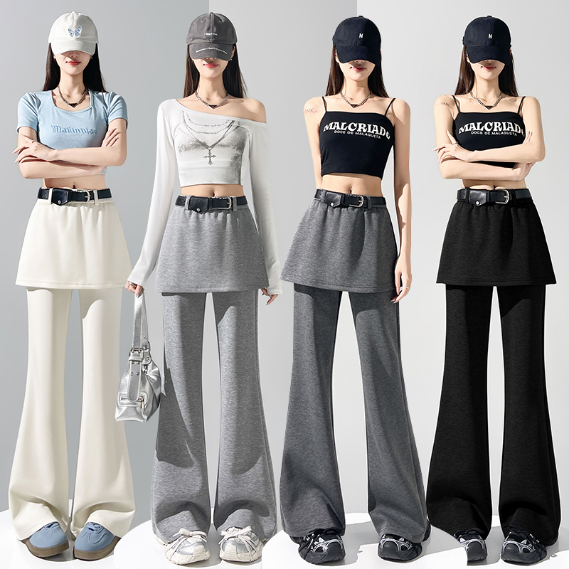 Cotton slim flare pants Casual spring and summer pants