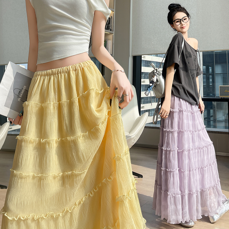 Lace spring and summer tender sweet skirt for women