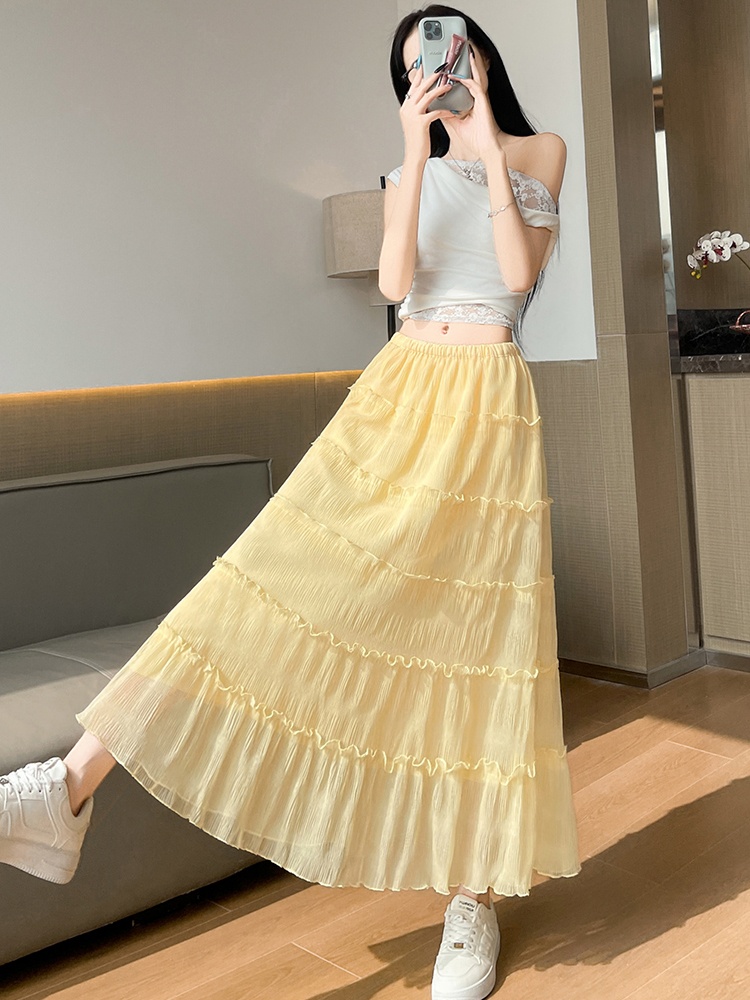 Lace spring and summer tender sweet skirt for women
