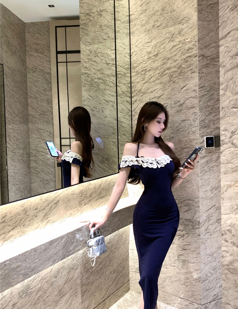 Splice sexy lace slim spicegirl dress