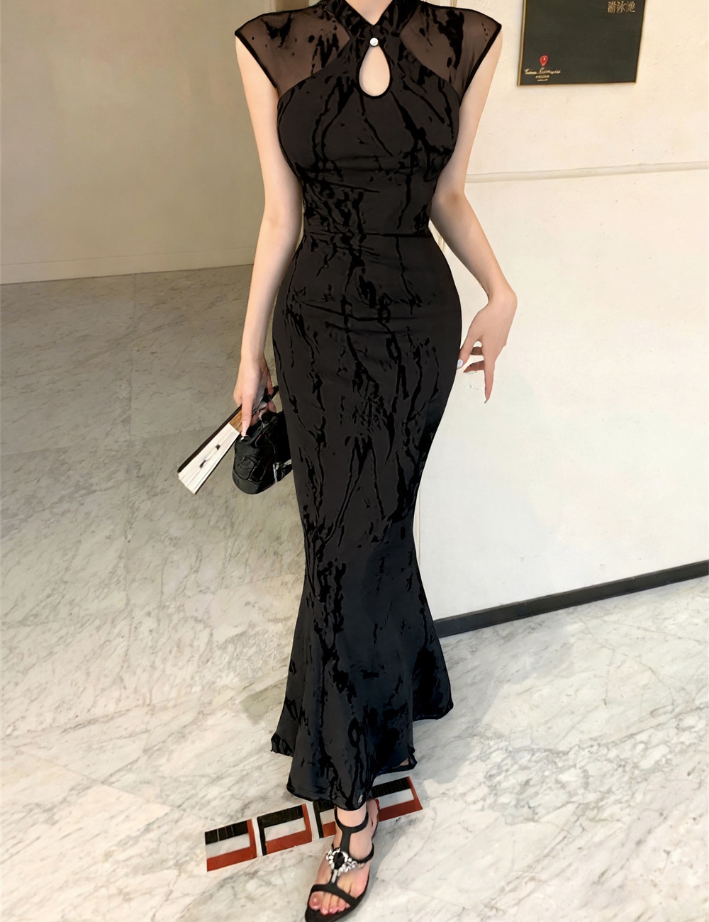 Retro summer dress slim cheongsam