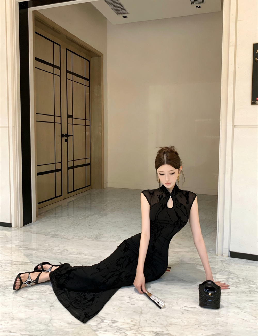 Retro summer dress slim cheongsam